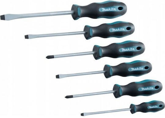 Makita Set 6 Șurubelnițe Magnetice