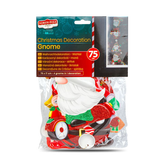 Dekorative Weihnachtsmann Rote 75x17cm