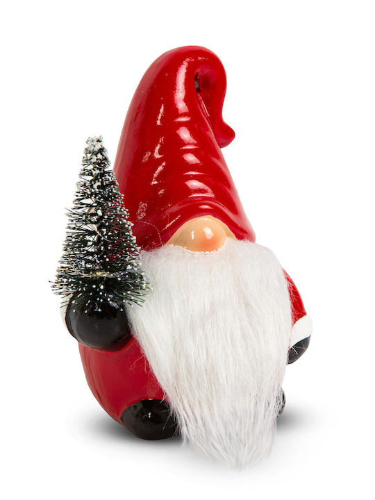 Illuminated Decorative Christmas Santa Battery Powered Green 13x9x7cm