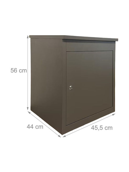 Relaxdays Cutie Poștală Pentru Exterior Din Inox Gri