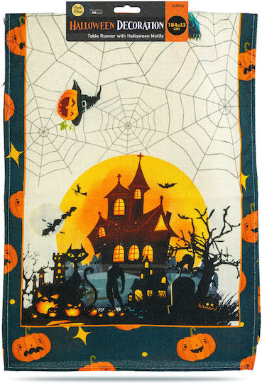 Decorațiune Perdea De Masă Halloween 184x33 Cm