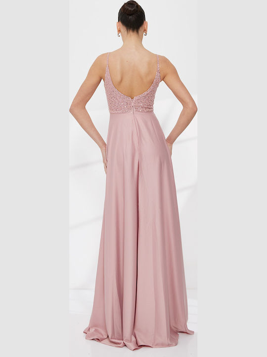 Summer Maxi Dress for Wedding / Christening Pink