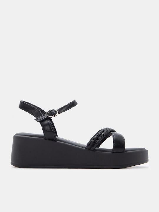 Sandals with Strass Black