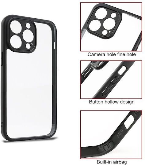 SSCase Back Cover Plastic / Silicone Transparent for iPhone 14 Pro