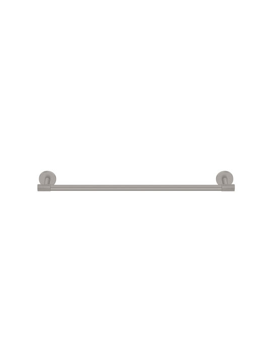 Sanco Dorian Ράγα Μπάνιου Μονή Επιτοίχια με Βίδες ​60x7.5cm Ασημί
