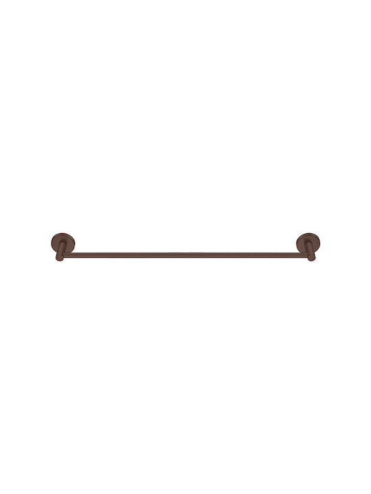 Sanco Ergon Баня Rail Единична Стенна с Винтове 6x5.5см Бронзова