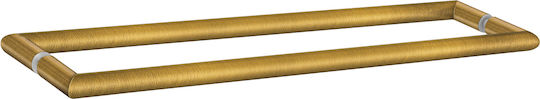 Sanco Bathroom Rail Double Wall-Mounted with Screws Copper