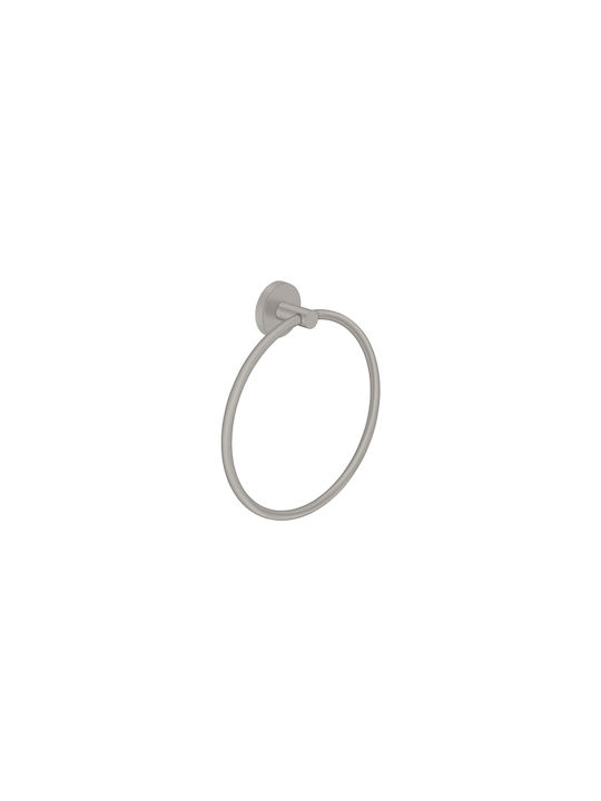 Sanco Ergon Badezimmerhaken Ring Einzel mit Schrauben Bronze