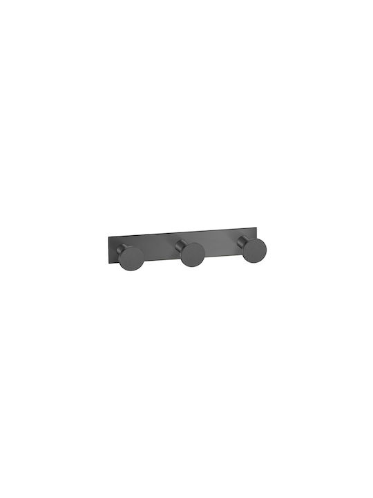 Sanco Bath 00683-М101 Тройна Кука За Банята С Винтове Бяла