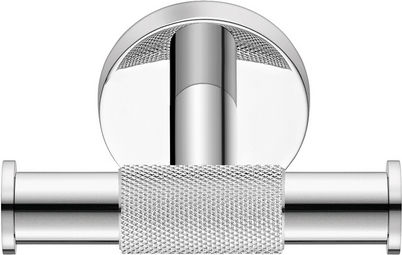 Sanco Dorian Double Bathroom Hook With Screws Brown