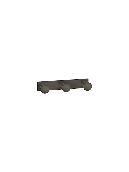 Sanco Bath 00683-М101 Тройна Кука За Банята С Винтове Бяла