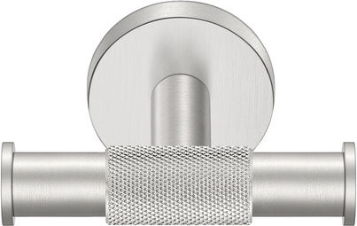 Sanco Dorian Double Bathroom Hook With Screws Brown