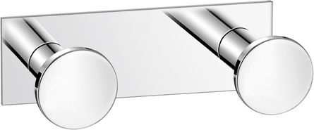 Sanco Badezimmerhaken & -halter Doppelter Bad Haken mit Schrauben Weiß