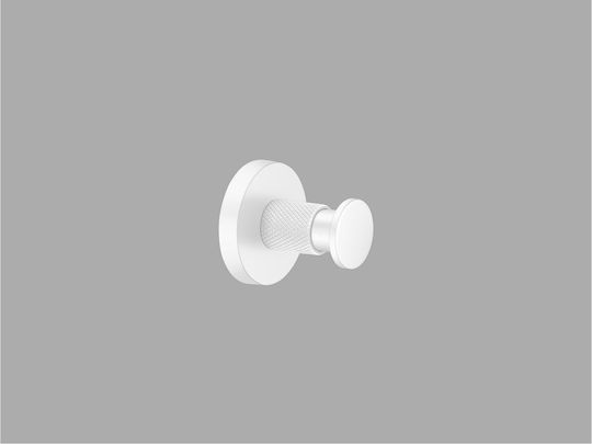 Sanco Dorian Bathroom Hook Single with Screws 103x5cm Brown