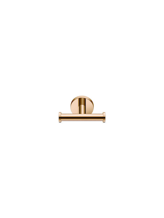 Sanco Gaea Double Bathroom Hook With Screws Red