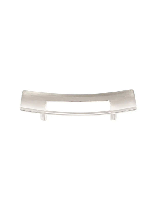 X-IT Mâner Pentru Mobilier Din Metal Gri Cu Centrele Găurilor 96mm