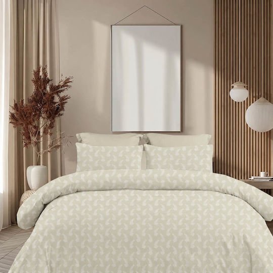 Astron Italy Vivian Σετ Υπέρδιπλο 4τμχ 240x260εκ. Beige