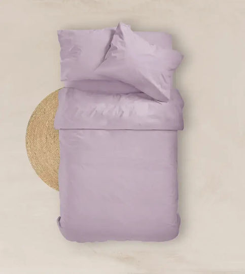 Borea Solid Single Bed Sheet With Rubber Hugger 100x200+25cm Burgundy