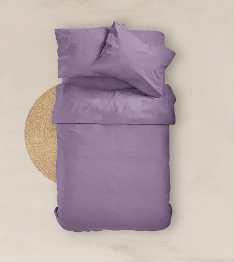 Borea Solid Single Bed Sheet with Rubber Hugger 100x200+25cm Veraman
