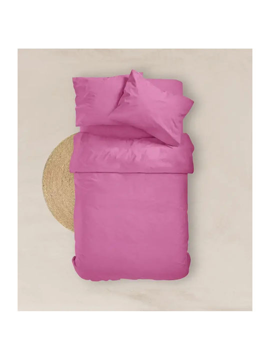 Borea Solid Single Bed Sheet with Rubber Hugger 100x200+25cm Veraman