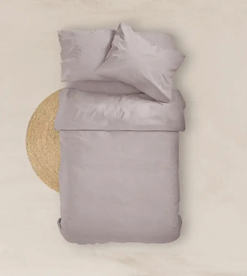 Borea Cearceaf Solid De Pat Single Cu Hugger Din Cauciuc 100x200+25cm Măr Copt
