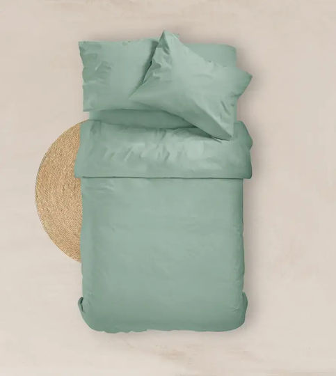Borea Solid Single Bed Sheet With Rubber Hugger 100x200+25cm Burgundy