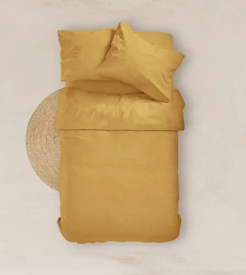 Borea Solid Single Bed Sheet With Rubber Hugger 100x200+25cm Burgundy