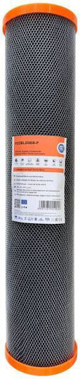 Aqua Filter Big Blue Dispozitiv Filtru de Apă Dublu pentru Alimentare Centrală cu Diametru de 1'' cu Filtru de Înlocuire BBPSCBLP20