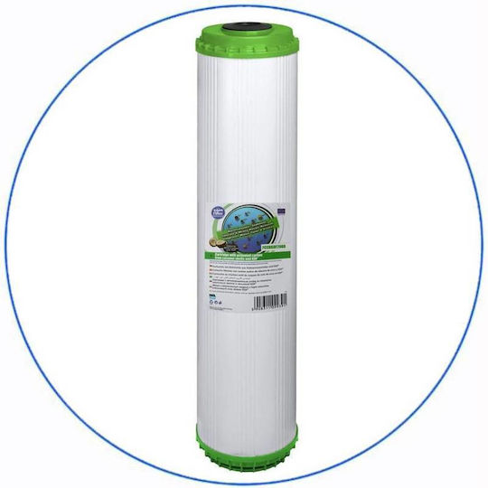 Aqua Filter Устройство За Филтриране На Вода Двойно За Централно Снабдяване С Диаметър 1'' С Резервен Филтър BBCBKDFCBLP20