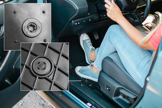 Rubber Mats Set Fiat Fiorino Iii Combivan From 2007 To 2017