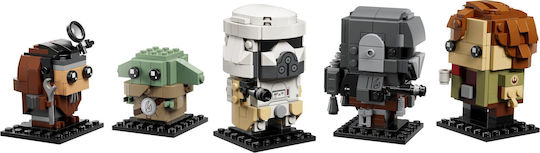 LEGO Brick Headz Star Wars The Mandalorian & Grocu: Aliați & Răufăcători pentru 10+ Ani 661 Bucăți