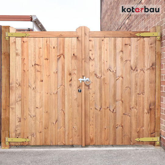 Kotarbau Strap Hinge 300 Mm Gold Galvanized Steel Garage Door Hinge Shutters Gazebo Hinge