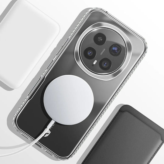 Force Case Husa Honor Magic 8 Pro Compatibil Cu Magsafe Shockproof 360 Protecție Anti-galben Transparentă