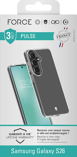 Force Case Case Samsung Galaxy S26 Shockproof 3m 360° Protection Transparent