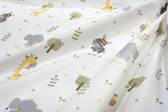Dimcol Single Set Happy Safari 713 White-Grey 160x240cm Dimcol Single Set Happy Safari 713 White-Grey 160x240cm