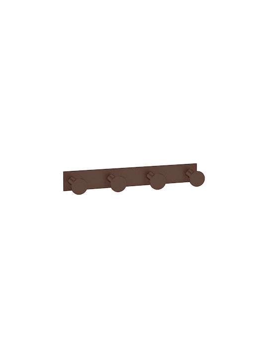 Sanco Bath Cârlig De Baie Cu 4 Locuri Cu Șuruburi Bronz