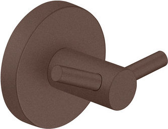 Sanco Ergon Double Bathroom Hook With Screws Bronze