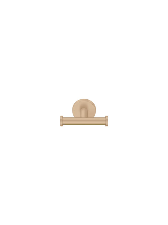 Sanco Gaea Double Bathroom Hook With Screws Silver
