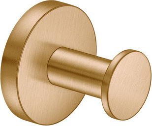 Sanco Gaea Single Bathroom Hook With Screws Silver