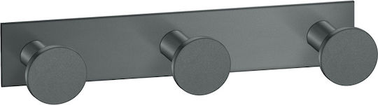 Sanco Bath 00683-А03 Тройна Кука За Банята С Винтове Сребриста