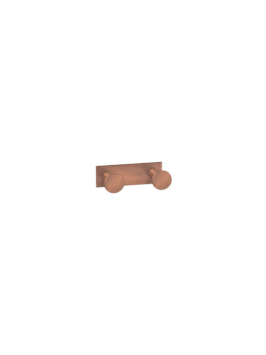 Sanco Bath Double Bathroom Hook With Screws Bronze