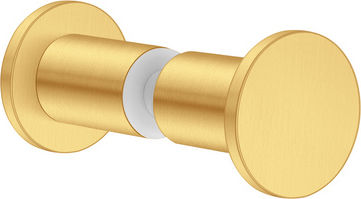 Sanco Glass Double Bathroom Hook With Screws Bronze
