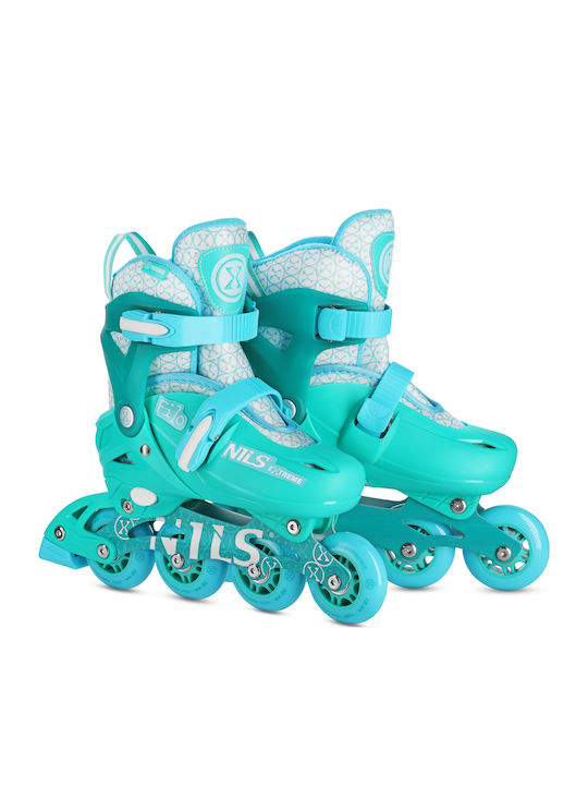 Nils Inline Αυξομειούμενα Rollers Τιρκουάζ Ενηλίκων/Παιδικά