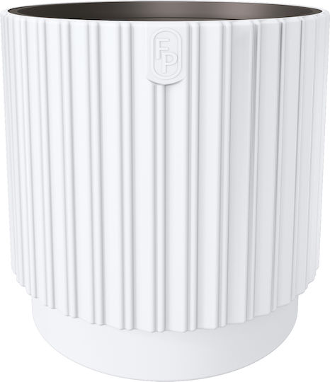 Form Plastic Mika Γλάστρα Λεκάνη Πλαστική White