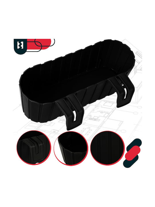 Kotarbau Set 6 Planter Box-uri Plastice Antracit