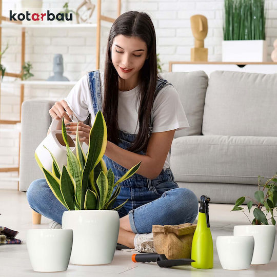 Kotarbau Keramischer Blumentopf Weiß
