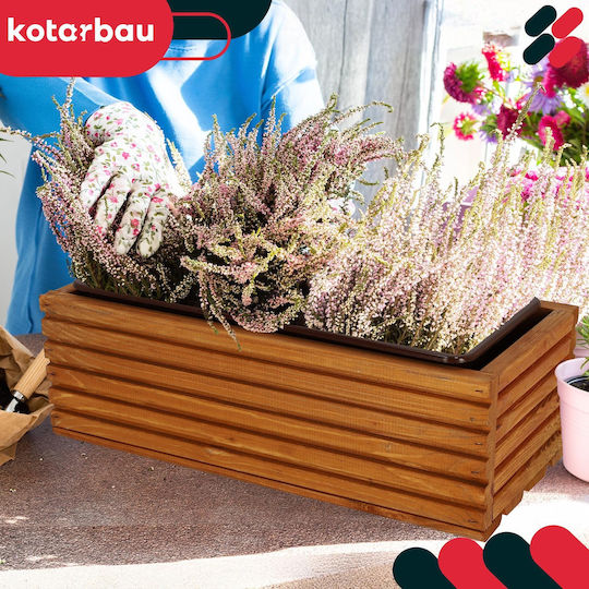 Kotarbau Planter Box Din Lemn Stejar 20x20cm