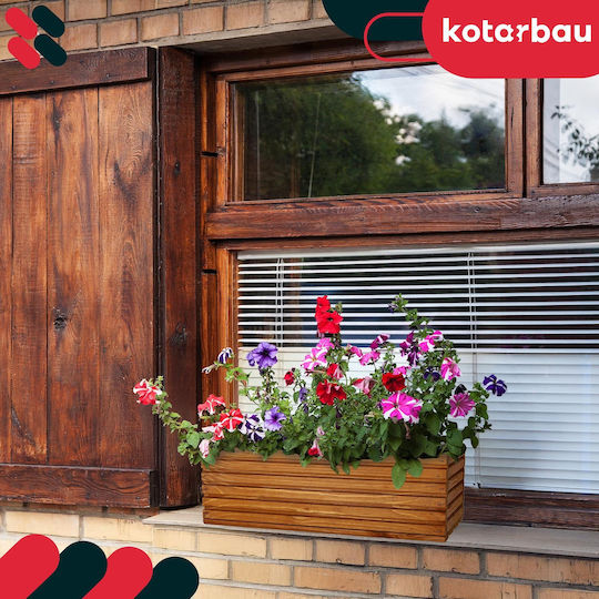 Kotarbau Planter Box Din Lemn Stejar 20x20cm