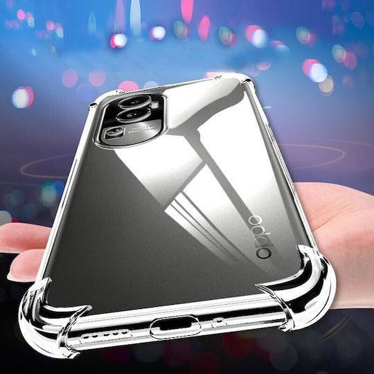 Husă Protectoare Oppo Reno 7 5G Flippy TPU Rezistentă La Șocuri Protecție Colț Rezistentă La Impact 1.5 Mm Transparentă