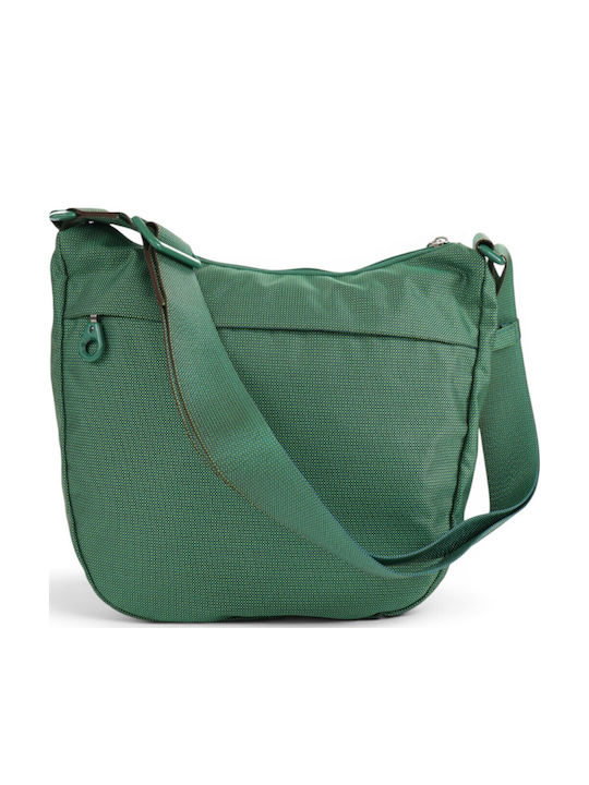 Fabric Women's Shoulder Bag Green